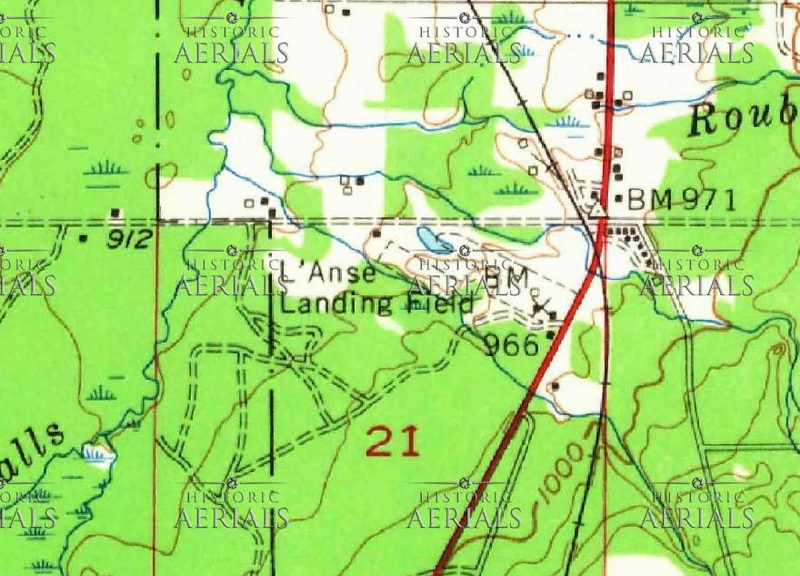 Muzzys Lodge (Muzzys Airport) - 1965 Topo Map